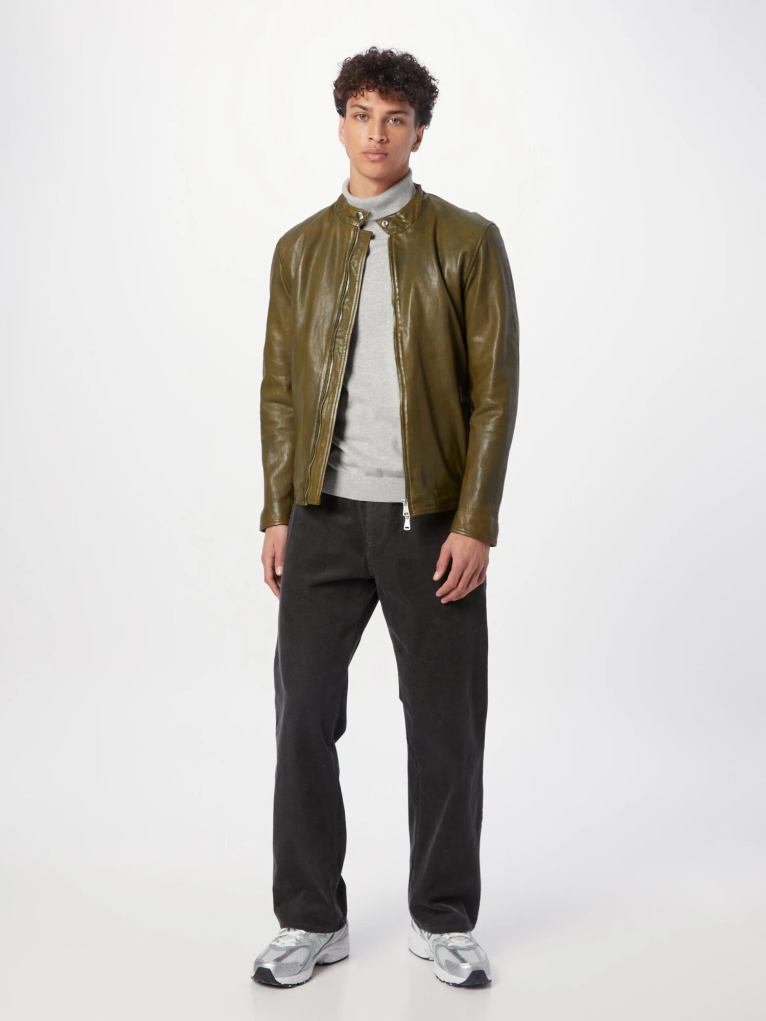 Freaky Nation Leren Jassen Tussenjas Ribe Heren Olijfgroen 7 Freaky Nation Leren Jassen Tussenjas Ribe Heren Olijfgroen - Afbeelding 5