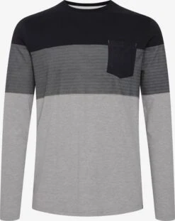 Indicode Jeans Longsleeves Shirt Amadeo Heren Grijs / Grijs Gemêleerd