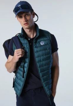 North Sails Bodywarmers Bodywarmer Heren Blauw -Herenkleding Winkel 36350e5742d7fbcd26aeb14204b8555b