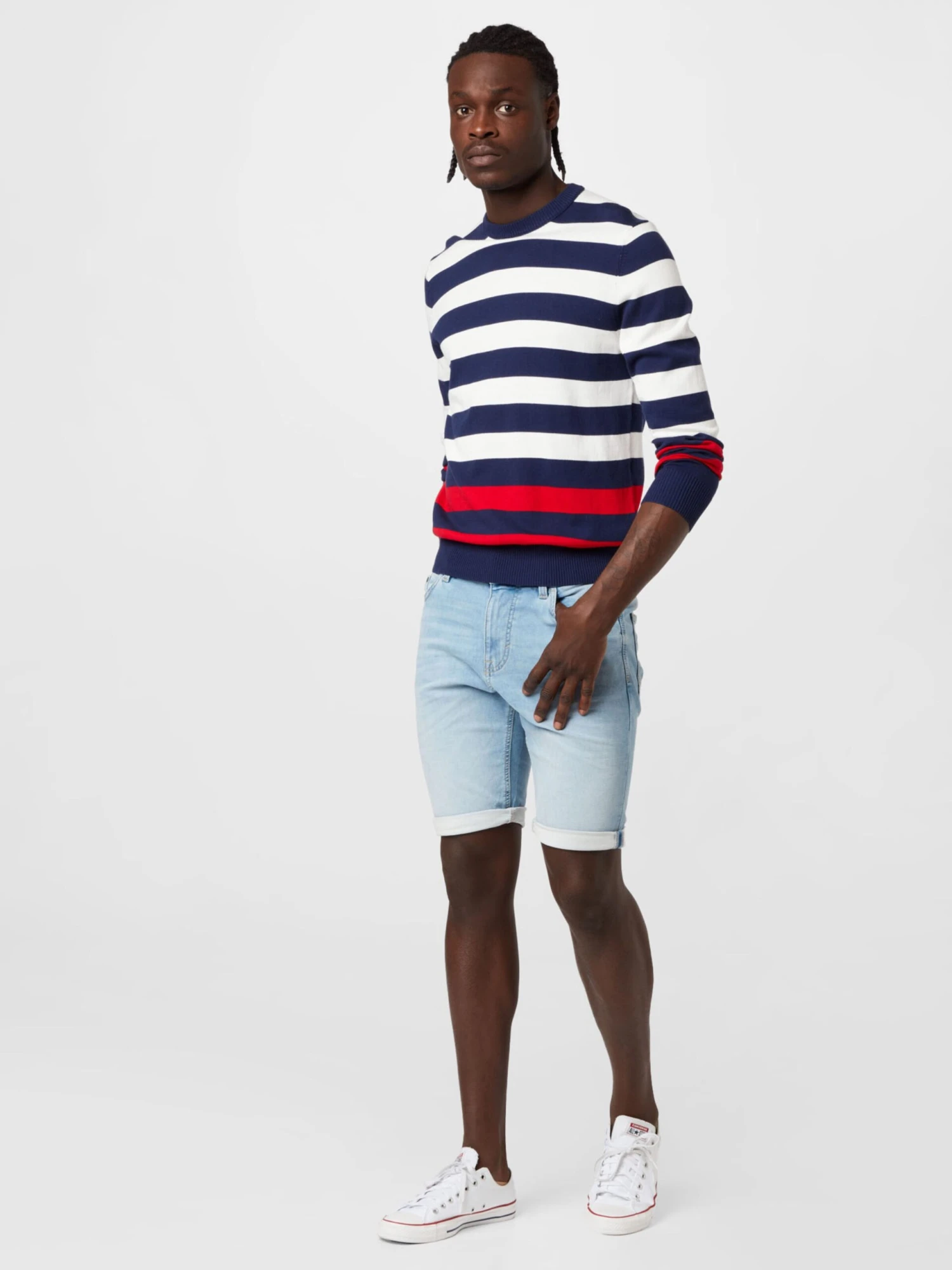 Tom Tailor Denim Shorts Regular Jeans Josh Heren Blauw 6 Tom Tailor Denim Shorts Regular Jeans Josh Heren Blauw - Afbeelding 4