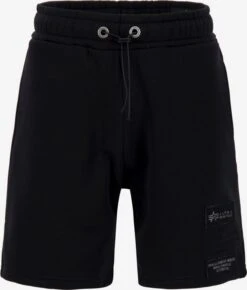 Alpha Industries Sweat Shorts Loosefit Broek Heren Zwart