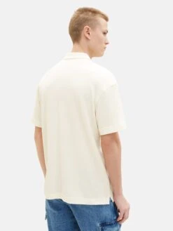 TOM TAILOR Denim Polos Shirt Heren Wolwit -Herenkleding Winkel 42bdd319ba64e60a46f4b8c5dbc1a1ea