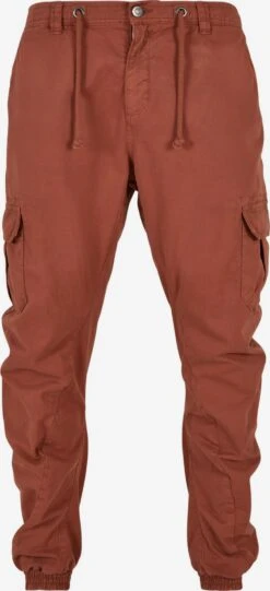 URBAN CLASSICS Cargobroeken Tapered Cargobroek Heren Roestbruin