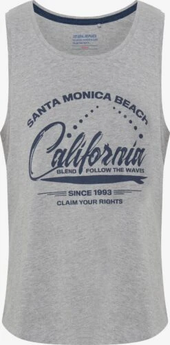 Blend Tanktops Shirt GALIFO Heren Grijs / Lichtgrijs