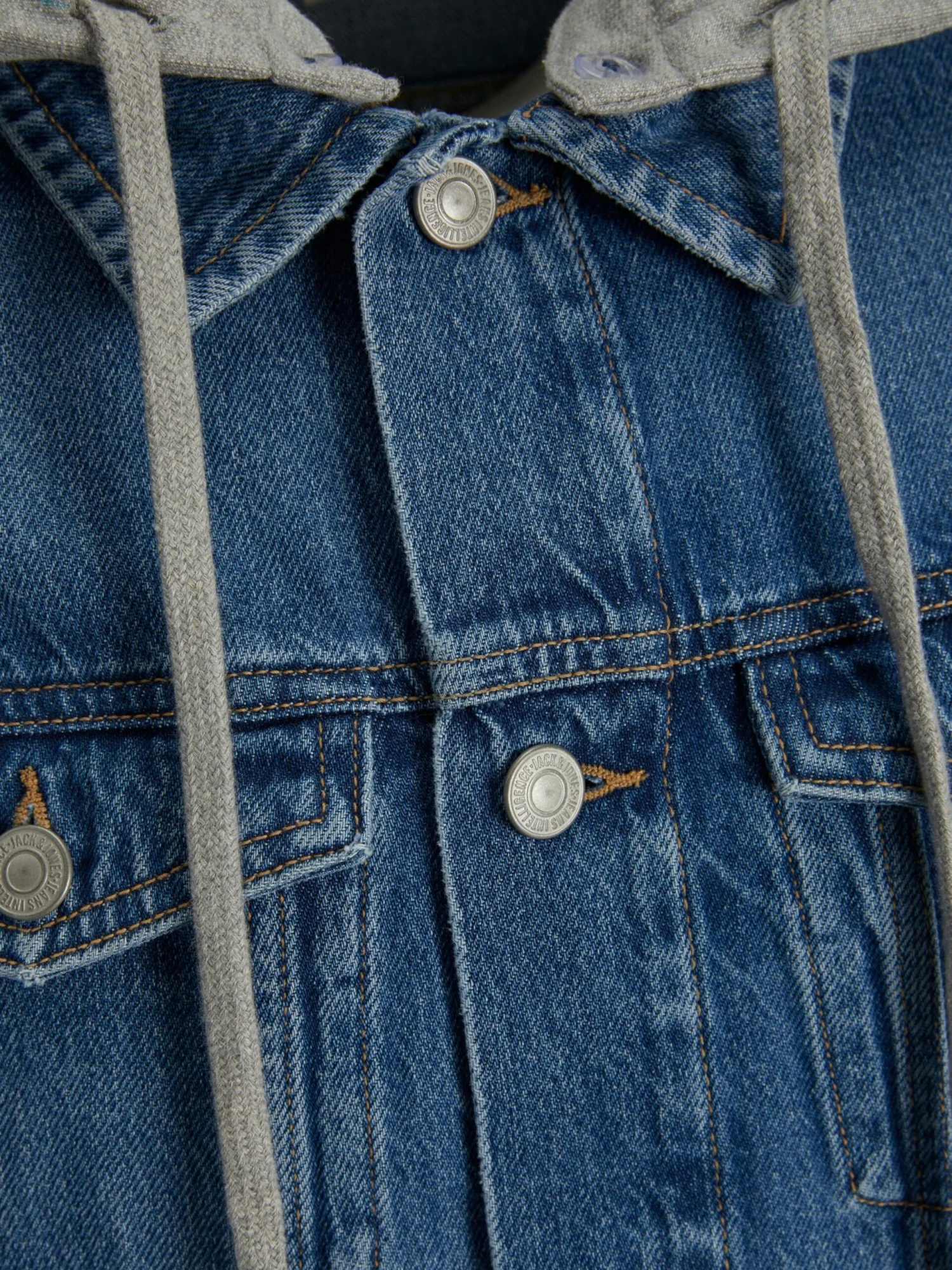 Jack & Jones Spijkerjassen Tussenjas JEAN Heren Blauw 4 Jack & Jones Spijkerjassen Tussenjas JEAN Heren Blauw - Afbeelding 2