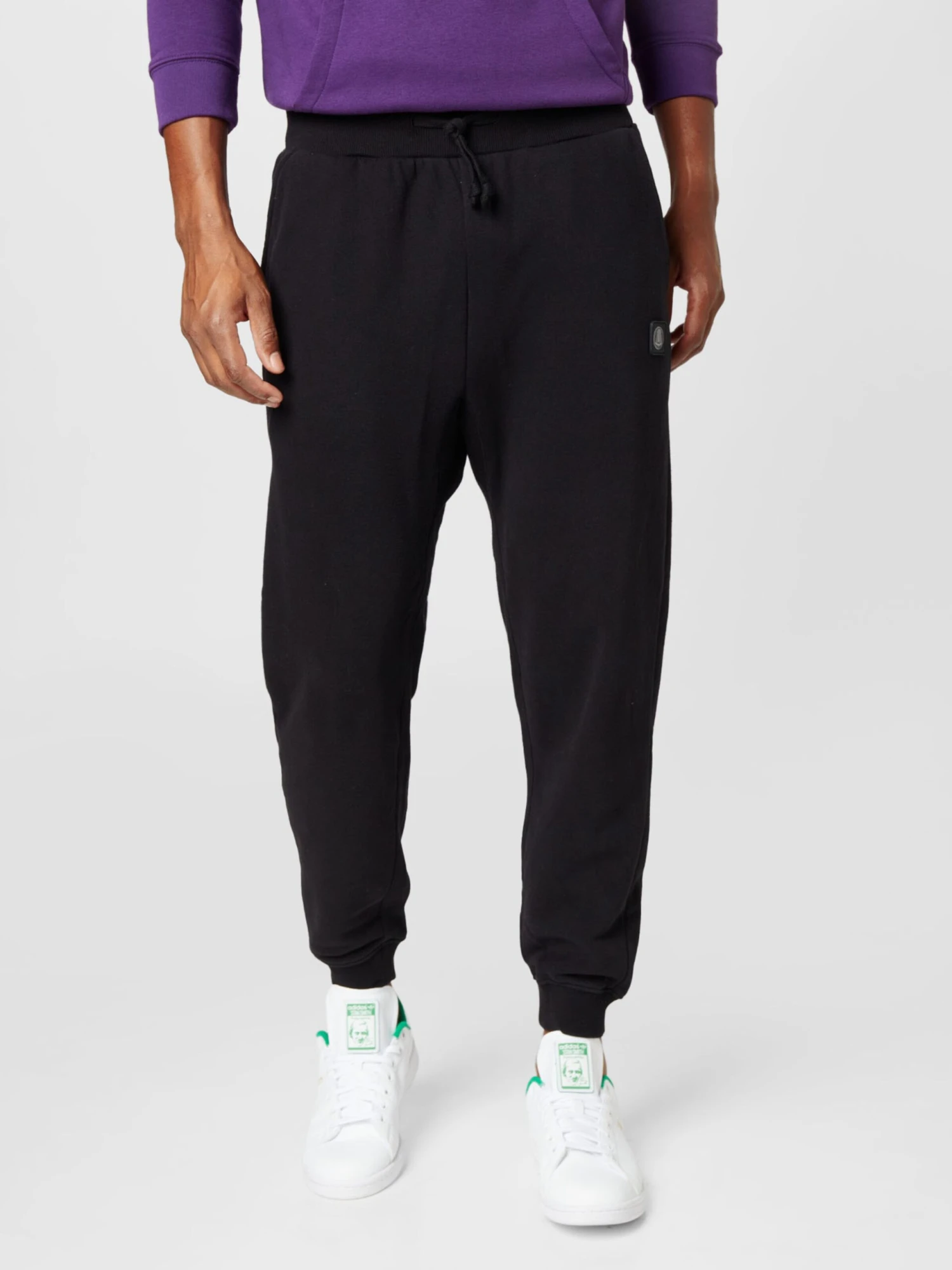 Herrlicher Sweatpants Tapered Broek Kevin Heren Zwart 5 Herrlicher Sweatpants Tapered Broek Kevin Heren Zwart - Afbeelding 3