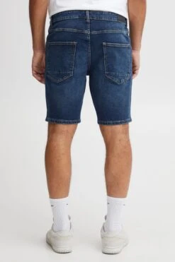 Solid Denim Shorts Regular Jeans Heren Donkerblauw -Herenkleding Winkel 4c5294ffcae18745ab7d44c650ad181f