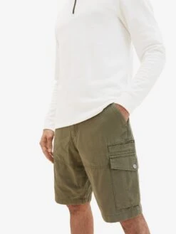 Tom Tailor Cargo Shorts Regular Cargobroek Heren Olijfgroen -Herenkleding Winkel 4cd642c596584ed1890d804b652acbd3