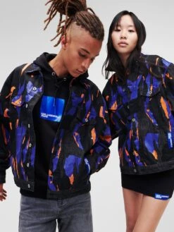 Karl Lagerfeld Jeans Spijkerjassen Tussenjas Heren Zwart -Herenkleding Winkel 4f1f6d3895544ffee6978f99fb8ce307