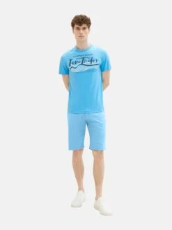 Tom Tailor Chino Shorts Regular Chino Heren Blauw -Herenkleding Winkel 5535a6003cc15a073c88f27f067a2299