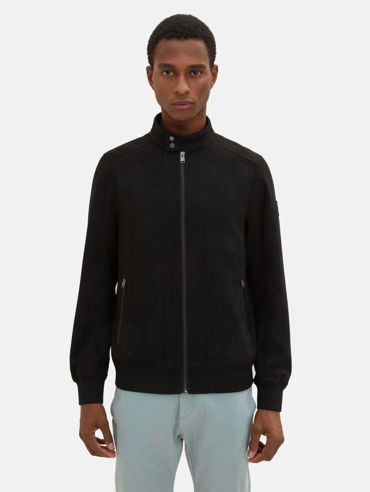 Tom Tailor Leren Jassen Tussenjas Heren Zwart 4 Tom Tailor Leren Jassen Tussenjas Heren Zwart - Afbeelding 2