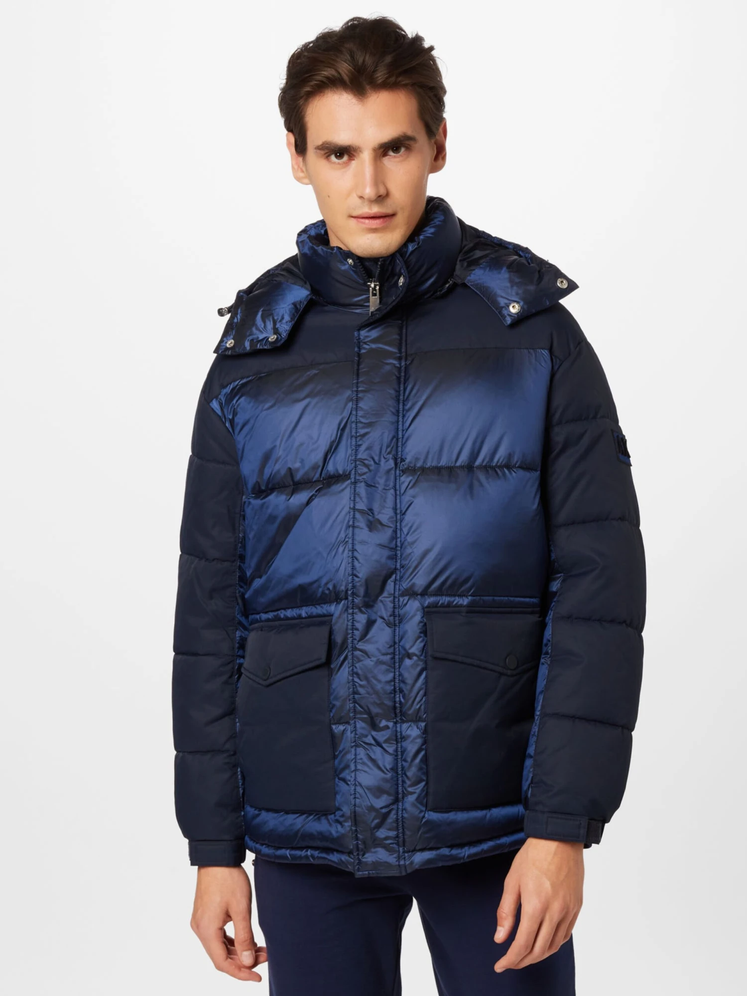 Armani Exchange Winterjassen Winterjas Heren Marine / Navy 5 Armani Exchange Winterjassen Winterjas Heren Marine / Navy - Afbeelding 3