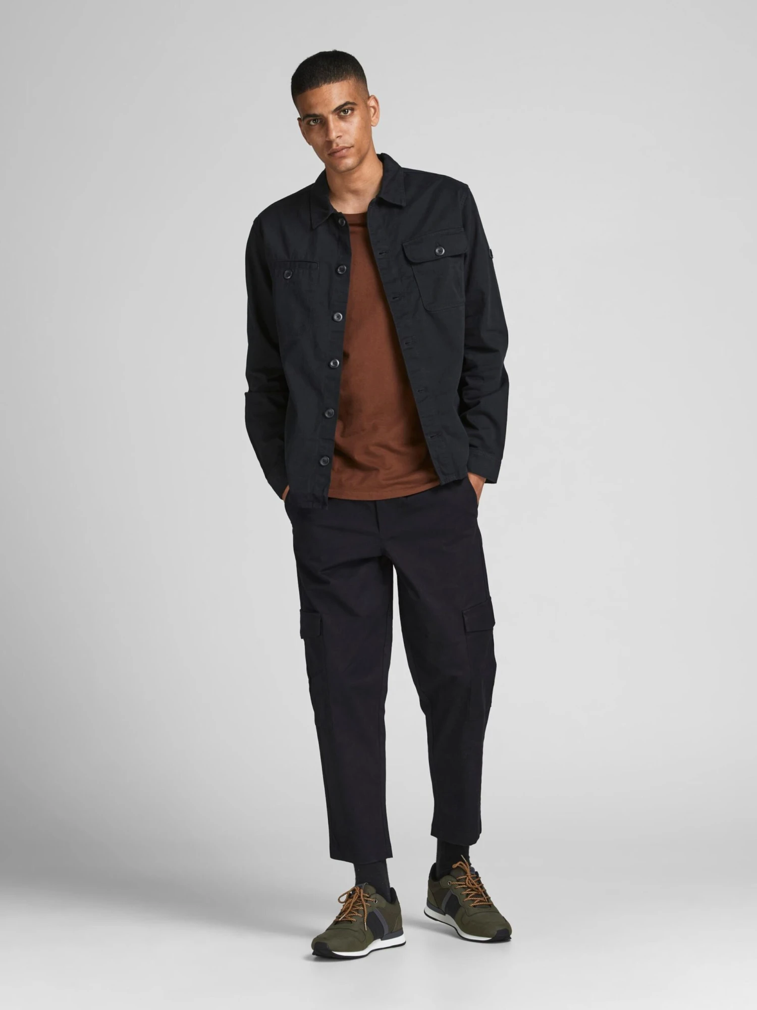 Jack & Jones Cargobroeken Regular Cargobroek Bill Heren Zwart 6 Jack & Jones Cargobroeken Regular Cargobroek Bill Heren Zwart - Afbeelding 4
