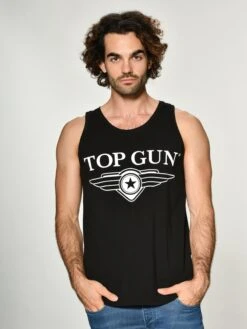 Top Gun Tanktops Shirt Engine Heren Zwart -Herenkleding Winkel 5b8f8409a4bf231fc7cad1a6481bc8a1