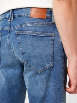 S.Oliver Denim Shorts Slimfit Jeans Heren Blauw -Herenkleding Winkel 5d4747cdd1307e7b7d1c12651e6af775
