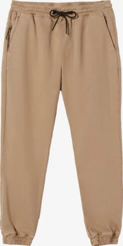 BERSHKA Pantalons Loosefit Broek Heren Beige