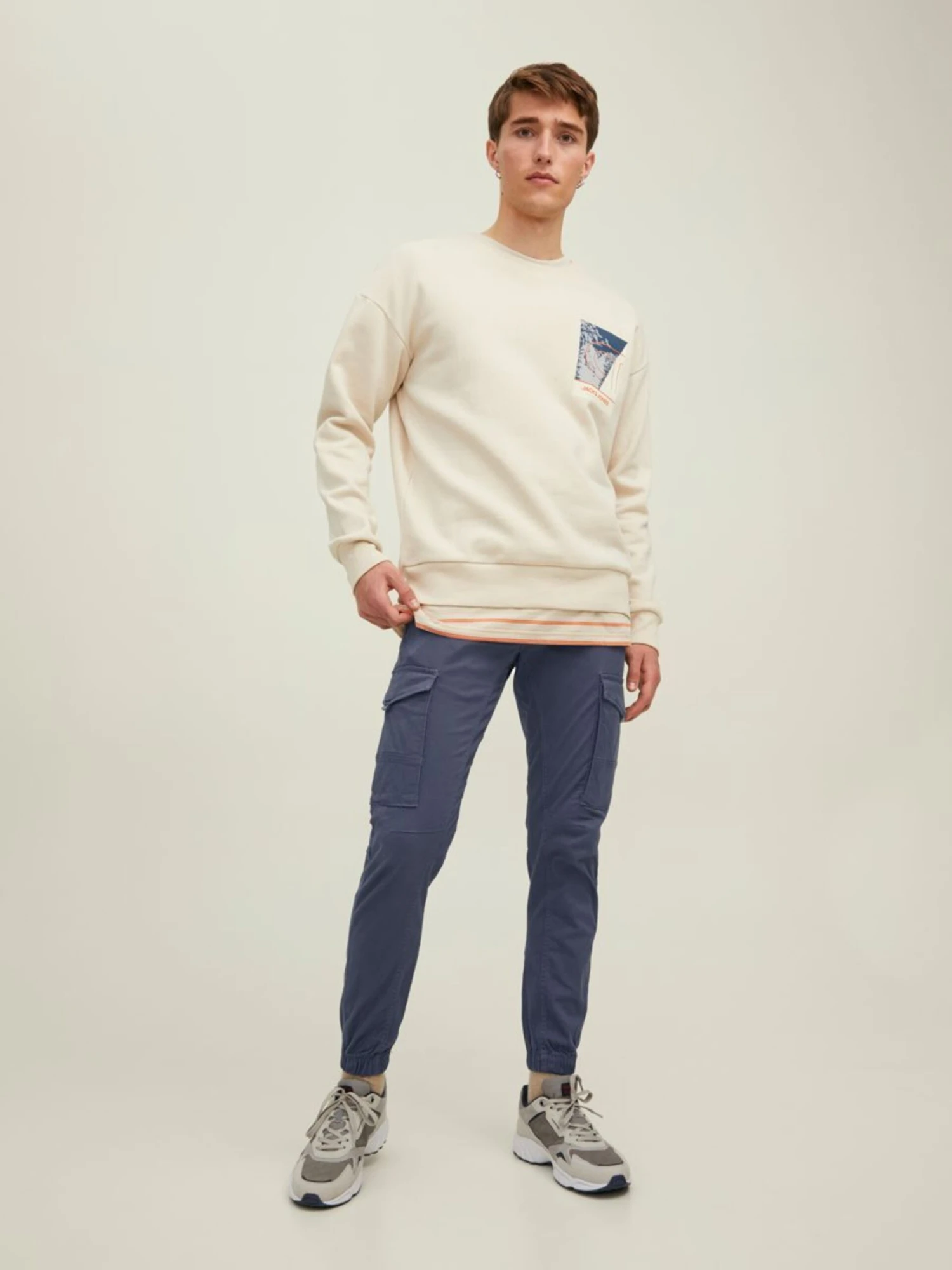 Jack & Jones Cargobroeken Tapered Cargobroek Paul Heren Marine 7 Jack & Jones Cargobroeken Tapered Cargobroek Paul Heren Marine - Afbeelding 5