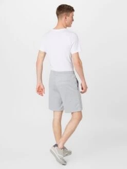 Hugo Sweat Shorts Loosefit Broek Diz Heren Grijs Gemêleerd -Herenkleding Winkel 60299174ffba0f23f10a895dfaf93108