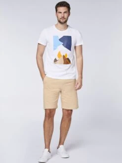 Sweat Shorts Regular Broek Heren Abrikoos -Herenkleding Winkel 63a98b2160eee096c03da8bc2f9fa0ce