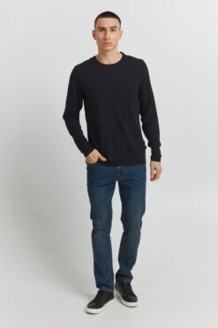 Blend Longsleeves Shirt Dinton Heren Zwart -Herenkleding Winkel 65c96fa62e99fa6c883e49f978fcc142