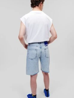 Karl Lagerfeld Jeans Denim Shorts Regular Jeans Heren Blauw -Herenkleding Winkel 675a2955aa369645dd748fa3497a38ec