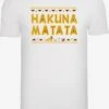 F4NT4STIC T-shirts Shirt Hakuna Matata Heren Wit -Herenkleding Winkel 681f1d8de482914a01f3575faafb6190