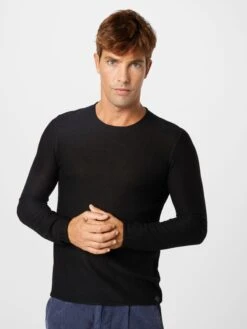 Replay Crewneck Truien Trui Heren Zwart -Herenkleding Winkel 682653a25de35591562f38212364b129