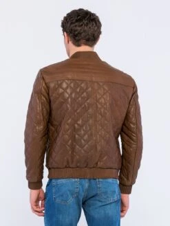 Leren Jassen Tussenjas Talon Heren Kastanjebruin -Herenkleding Winkel 68608d8f6fa50bb6c7661b4248c0300d