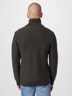 Petrol Industries Coltruien Trui Heren Kaki -Herenkleding Winkel 69704ec3b5a776954c08c30e8041e019