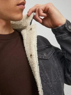 Jack & Jones Spijkerjassen Tussenjas Jean Heren Donkergrijs -Herenkleding Winkel 69a2d0b8a3c60462b2daf91af500495e