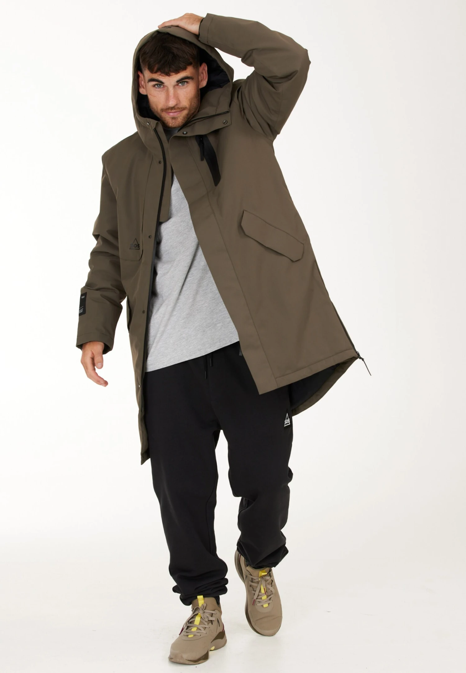 SOS Parkas Winterparka Melbun Heren Olijfgroen 6 SOS Parkas Winterparka Melbun Heren Olijfgroen - Afbeelding 4