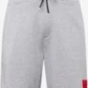 Hugo Sweat Shorts Loosefit Broek Diz Heren Grijs Gemêleerd