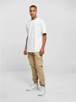 URBAN CLASSICS Cargobroeken Tapered Cargobroek Heren Chamois -Herenkleding Winkel 70b6bdc5a759808c5508996b0fe6bccb