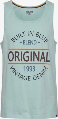 Blend Tanktops Shirt ALVAREZ Heren Blauw