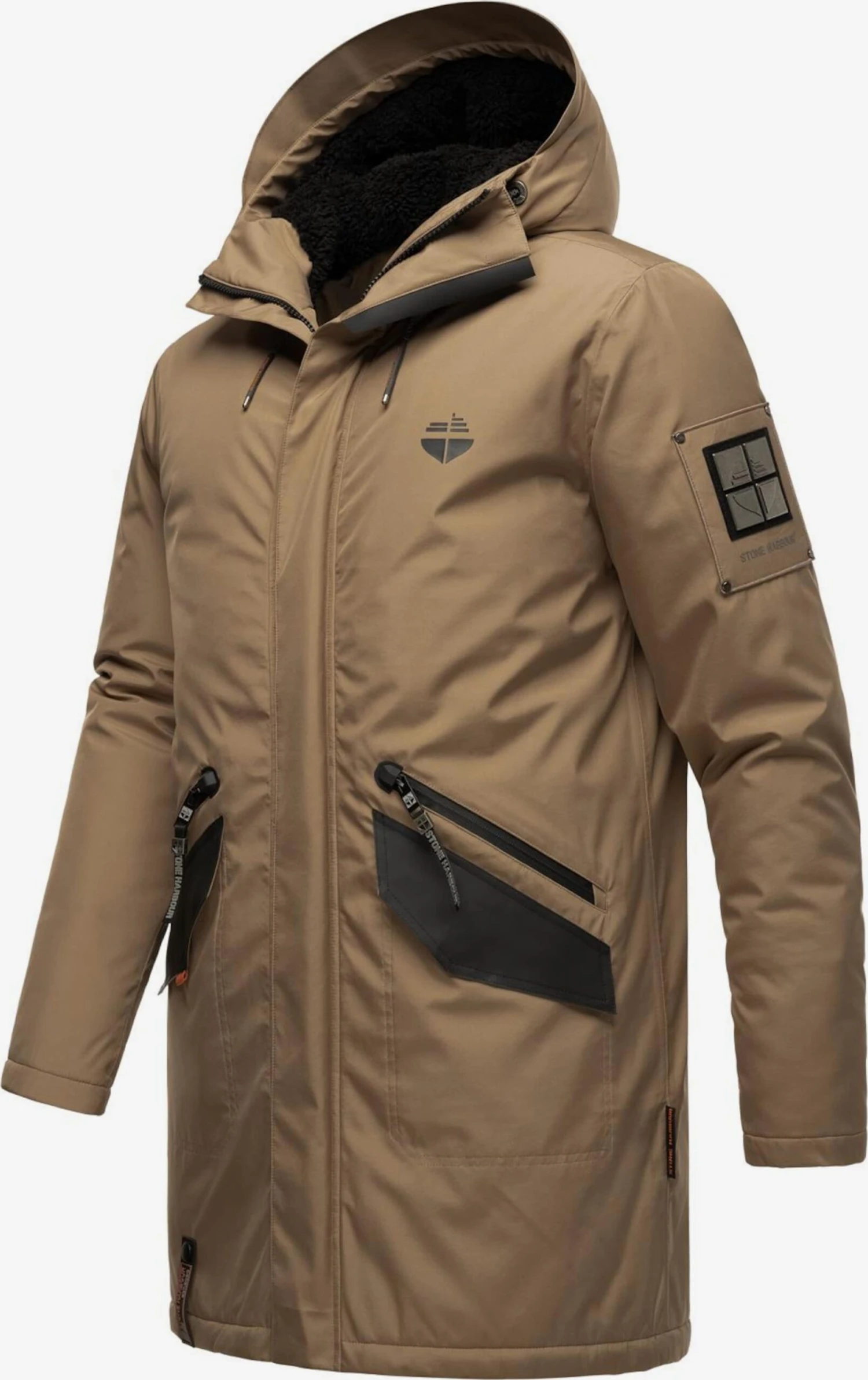 Parkas Winterparka Ragaan Heren Lichtbruin 4 Parkas Winterparka Ragaan Heren Lichtbruin - Afbeelding 2