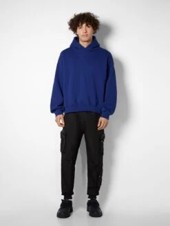 BERSHKA Cargobroeken Tapered Cargobroek Heren Zwart -Herenkleding Winkel 74cdb82eab8dacfd631ce8dbc0f2c794