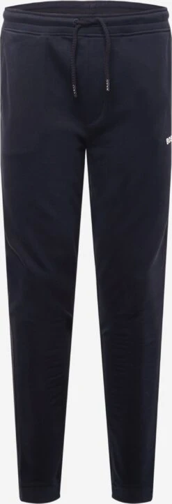 BOSS ORANGE Sweatpants Tapered Broek Skeefast Heren Zwart