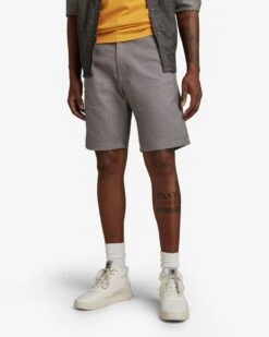 G-Star Raw Chino Shorts Slimfit Chino Heren Grijs -Herenkleding Winkel 77b444555b61af7f7bd29d425d189c6a