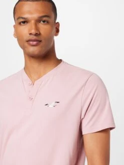 Hollister T-shirts Shirt Heren Rosa -Herenkleding Winkel 78417bf02c1b97bcabb8faf4c6d61e3f
