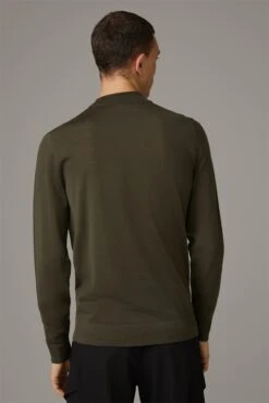 Strellson Coltruien Trui Marek Heren Olijfgroen -Herenkleding Winkel 7897cd5c37982dedc164d815ff8b6119