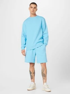 RIVER ISLAND Sweat Shorts Regular Broek Heren Lichtblauw -Herenkleding Winkel 7b8ed8874898375e1454f50b31c225b7