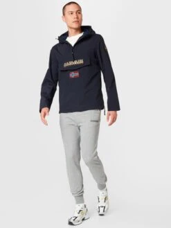 Napapijri Sweatpants Tapered Broek BOX Heren Grijs Gemêleerd -Herenkleding Winkel 7cbb1df3dfd9125ae2ab531c7a0d9fb6