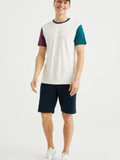 WE FASHION Chino Shorts Slimfit Chino Heren Navy -Herenkleding Winkel 7d06d72e8f570deeb833bdbc12f68a4d