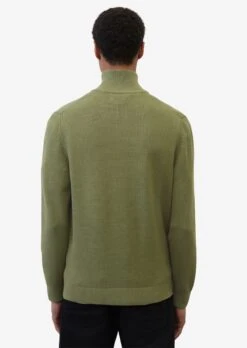 Marc O'Polo Vesten Gebreid Vest Heren Groen -Herenkleding Winkel 7d194bb7cfbd794e496b4c1463d3d963
