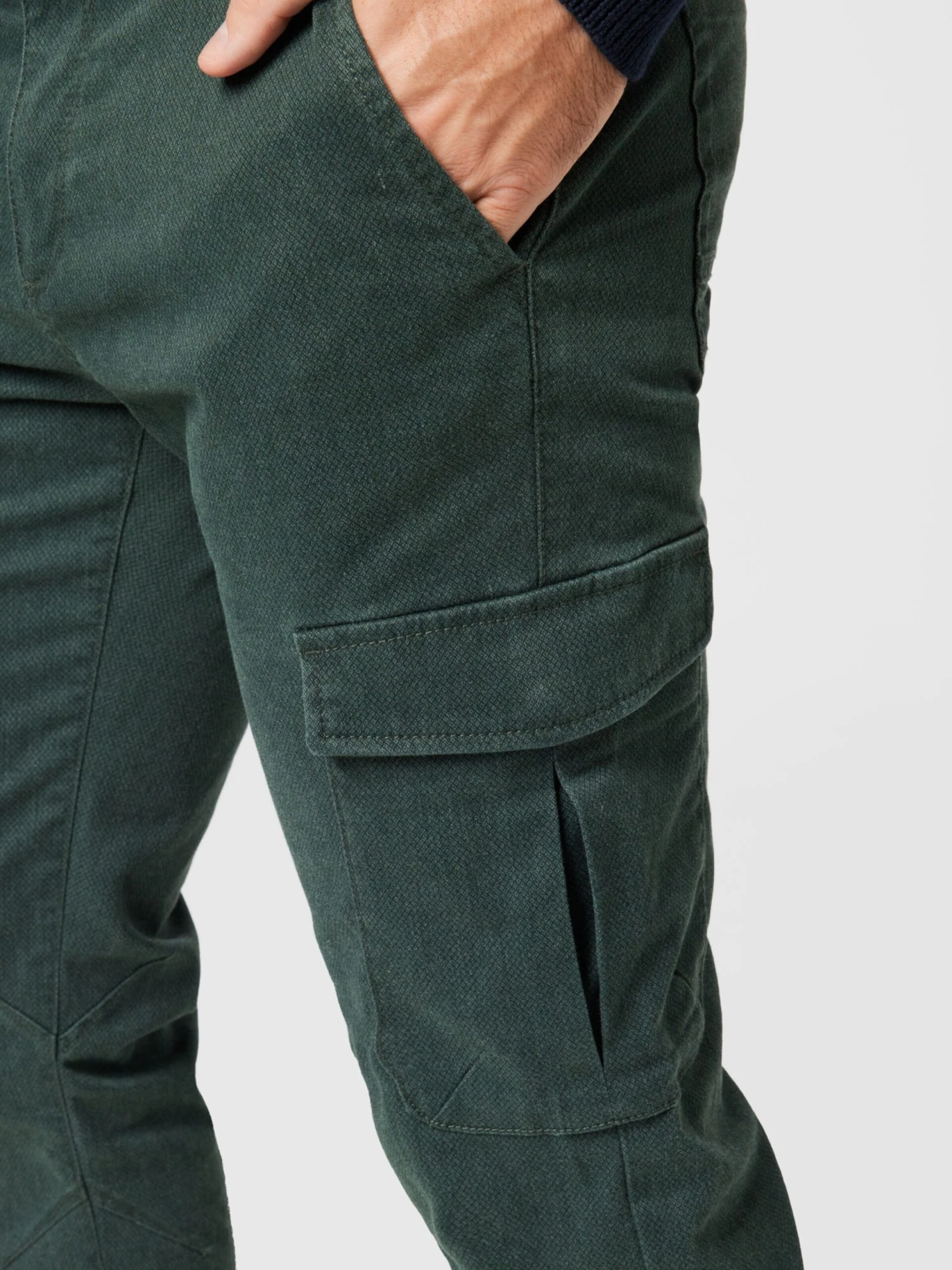 TOM TAILOR Denim Cargobroeken Regular Cargobroek Heren Donkergroen 6 TOM TAILOR Denim Cargobroeken Regular Cargobroek Heren Donkergroen - Afbeelding 4