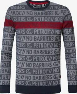 Petrol Industries Crewneck Truien Trui Heren Grijs