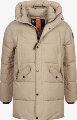 Indicode Jeans Parkas Winterparka Kasper Heren Beige