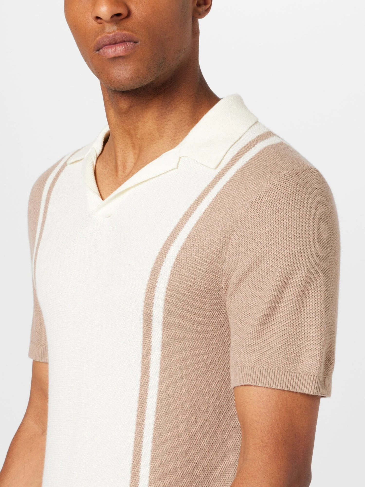 Hollister V-hals Truien Trui JOHNNY Heren Lichtbruin 4 Hollister V-hals Truien Trui JOHNNY Heren Lichtbruin - Afbeelding 2