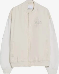 BERSHKA Spijkerjassen Tussenjas Heren Ecru