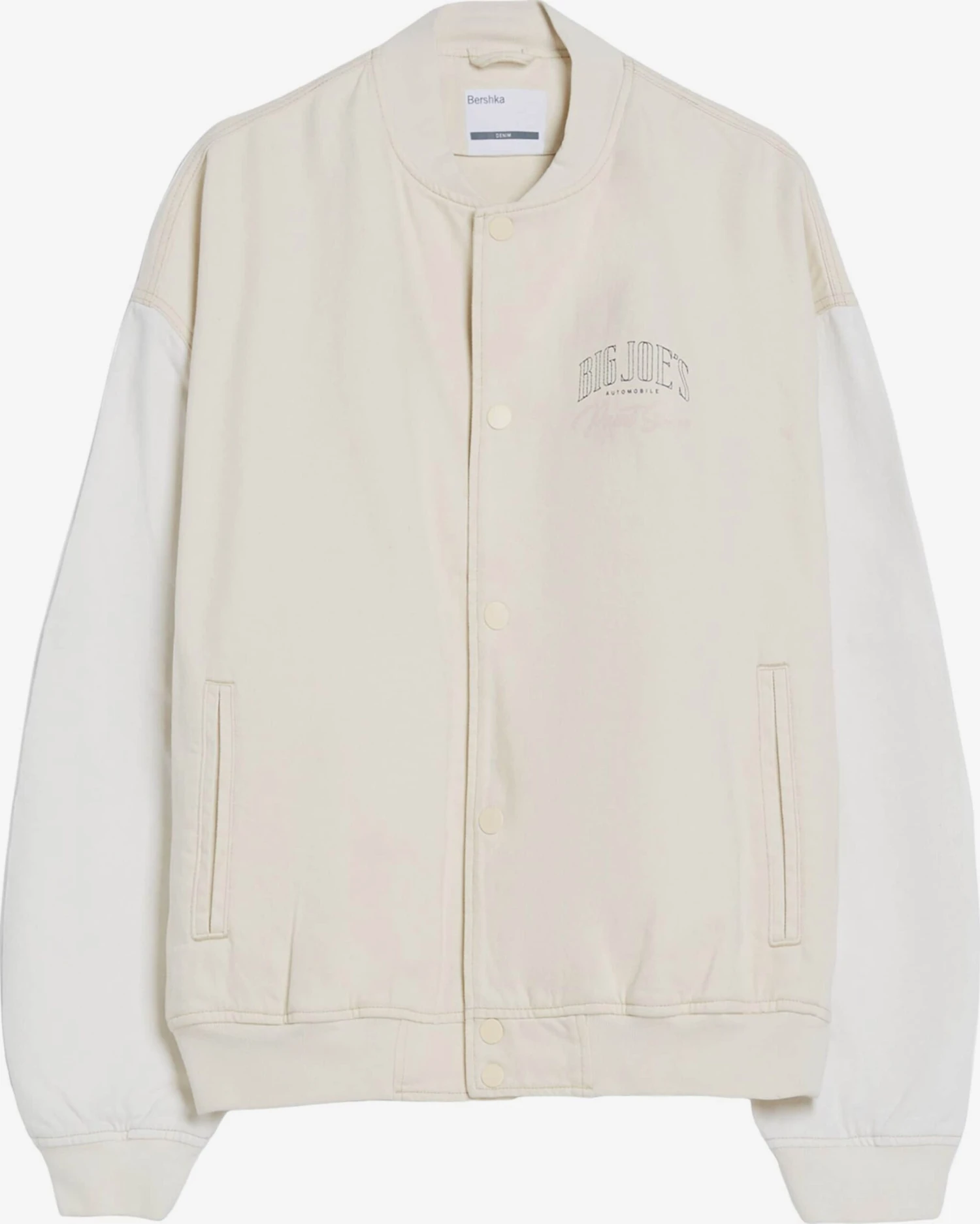 BERSHKA Spijkerjassen Tussenjas Heren Ecru 3 BERSHKA Spijkerjassen Tussenjas Heren Ecru